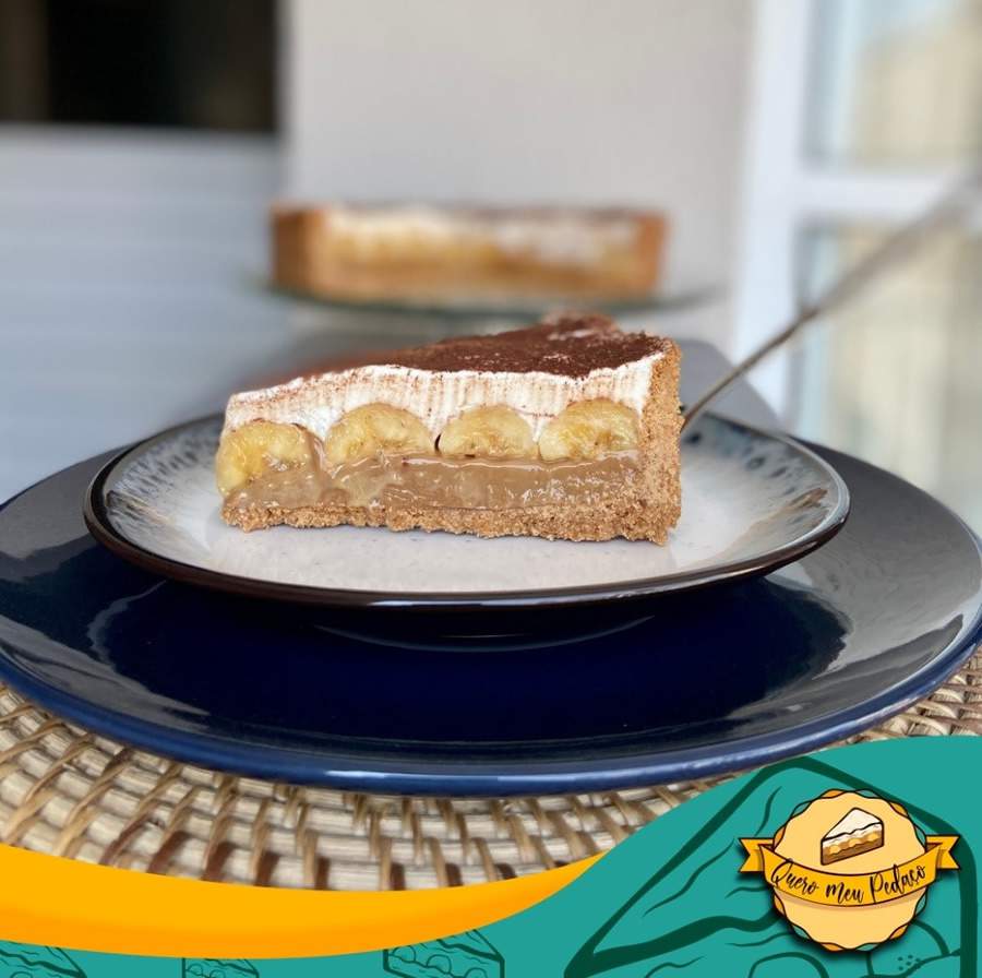 Torta Banoffee, uma especialidade do chef