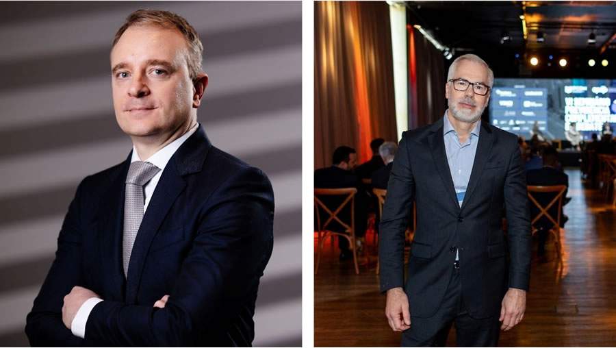 Carlos Eduardo Eichhorn, diretor de gestão de recursos, e Ricardo Ventrilho, chefe de relações com investidores