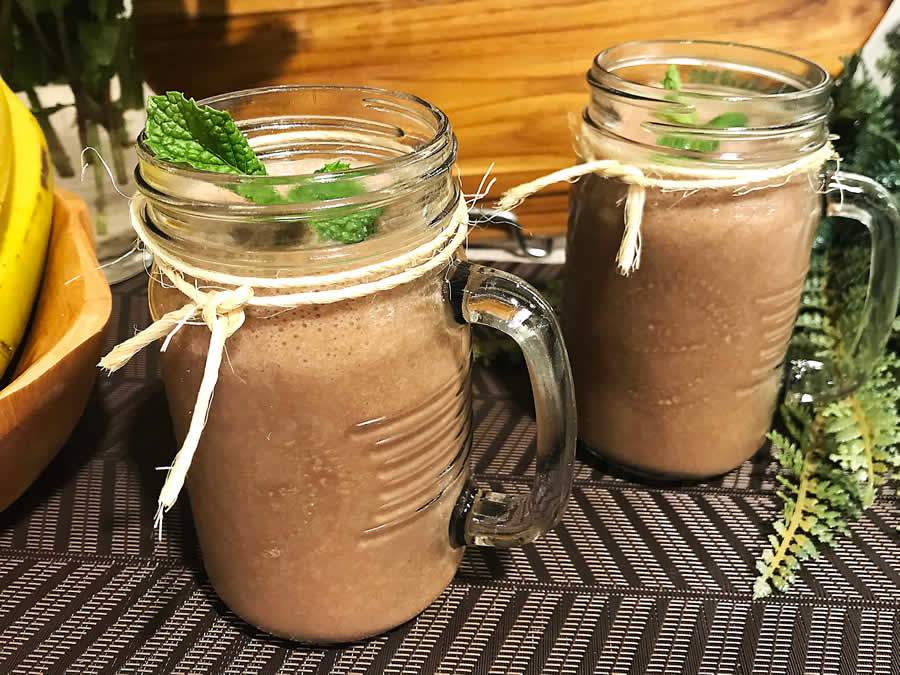 Smoothie Chocomenta Lowcarb praticidade e sa&uacute;de no seu copo
