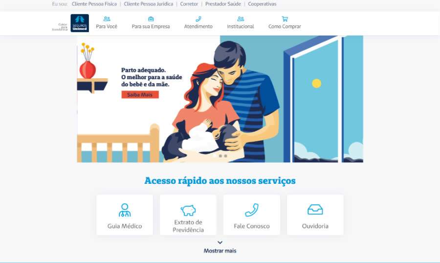 Seguros Unimed lança novo site institucional