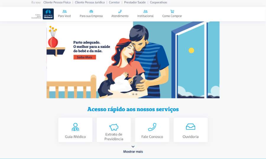 Seguros Unimed lan&ccedil;a novo site institucional