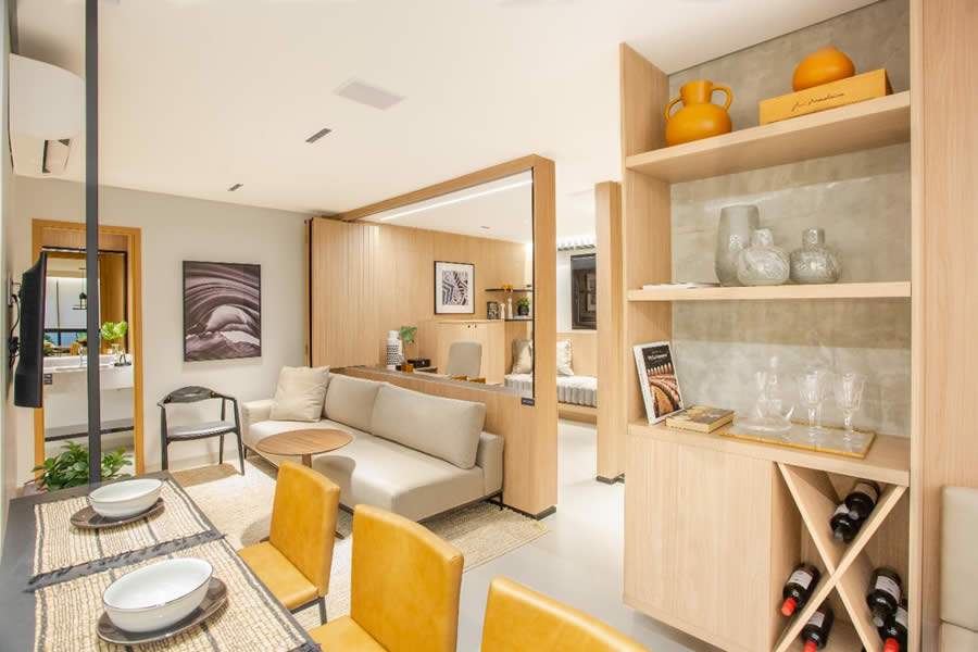 Porta camarão aberta - Divulgação - Terral Incorporadora