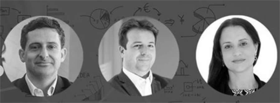 Mediada por Jean Vogel, presidente do grupo, debate reuniu Andr&eacute;a Milan, diretora executiva de RH da AON, e Carlos Busch, vice-presidente regional da Salesforce