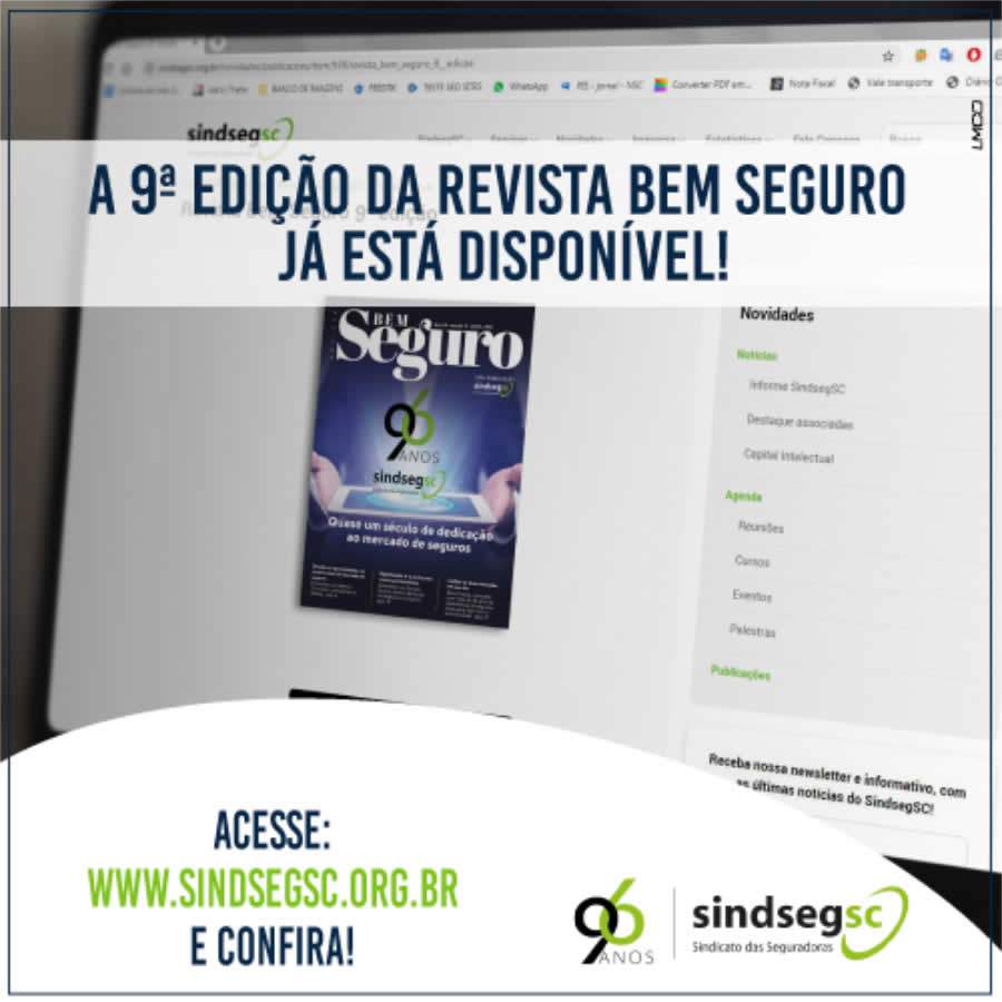 Desafios e oportunidades voc&ecirc; encontra na 9&ordf; edi&ccedil;&atilde;o da Revista Bem Seguro