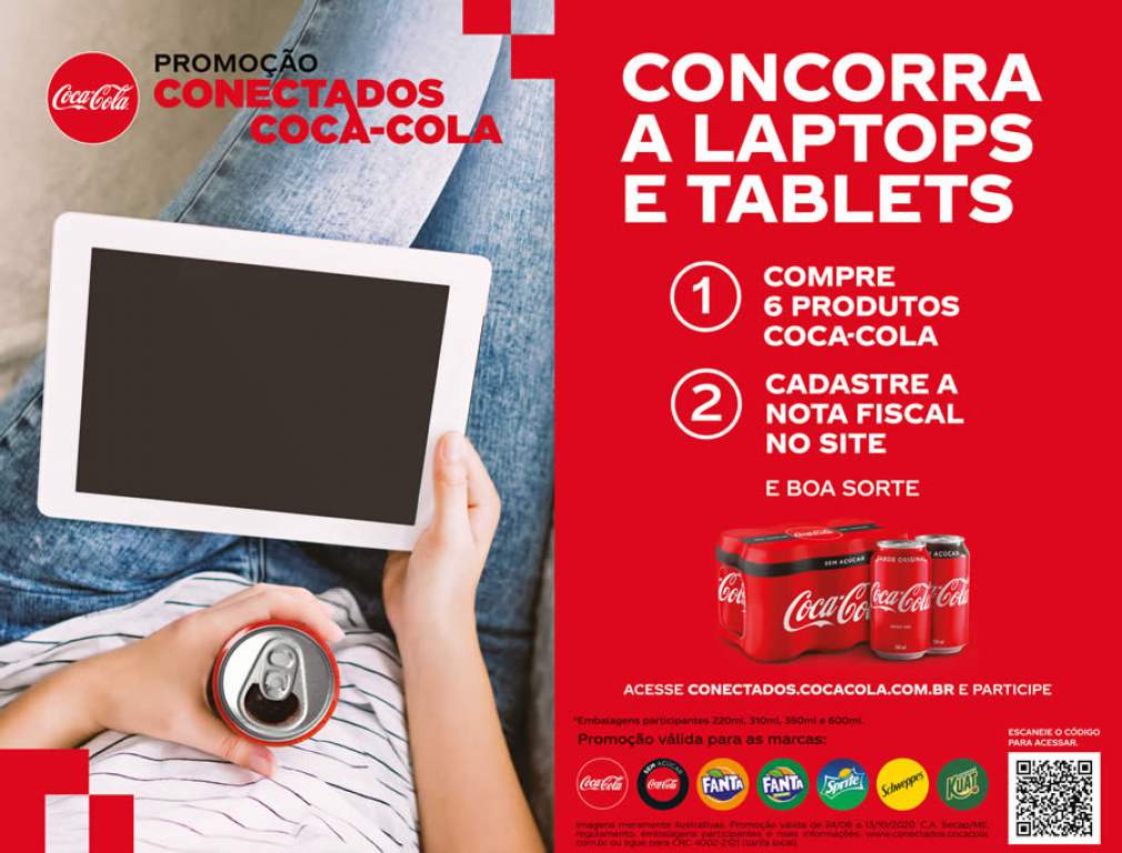 Coca-Cola promove ação com 840 prêmios para consumidores