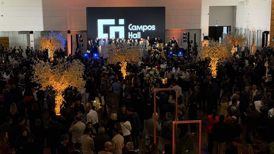 Evento de inaugura&ccedil;&atilde;o de Campos Hall - Divulga&ccedil;&atilde;o