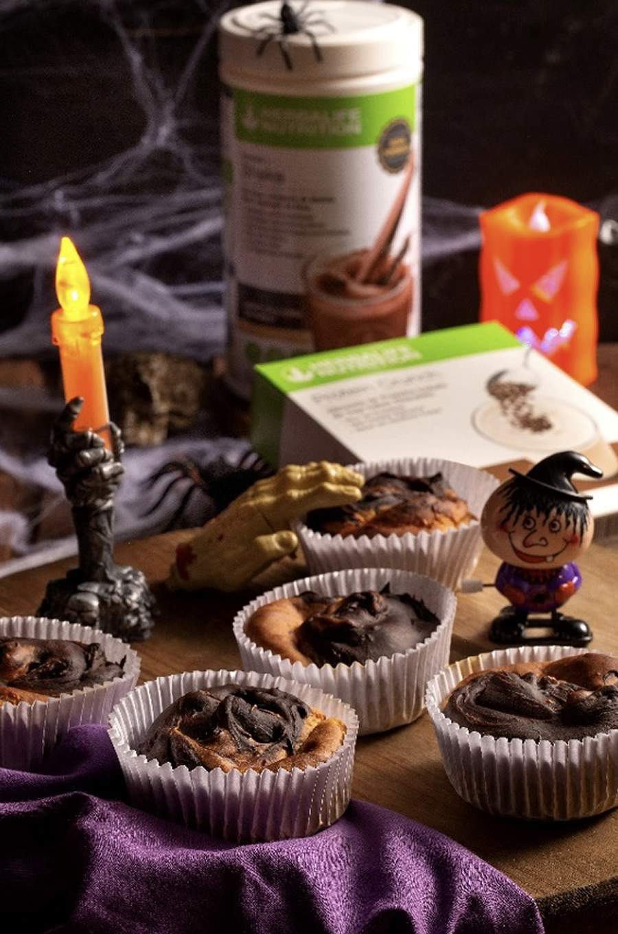 Receita para o Halloween: cupcake proteico