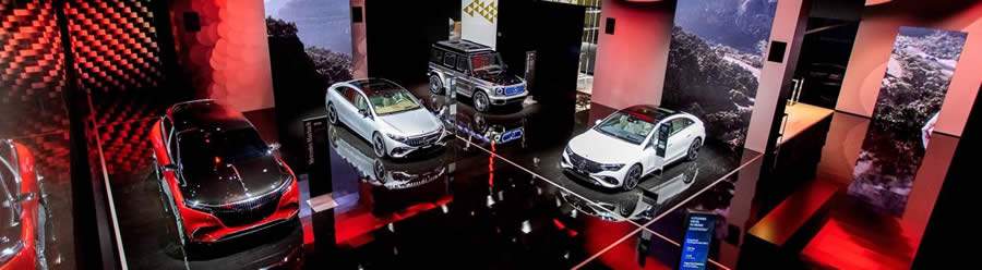 Mercedes-Benz apresenta no IAA 2021 carros conceitos e amplia fam&iacute;lia de modelos 100% el&eacute;tricos de luxo