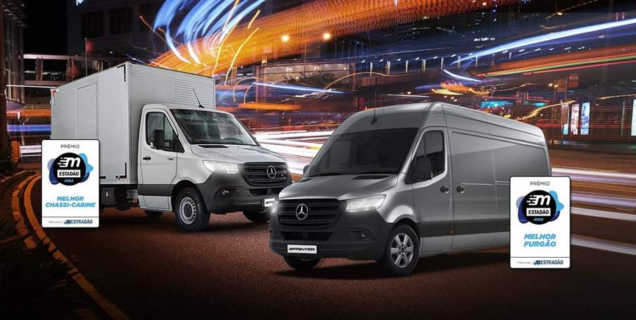 Mercedes-Benz Sprinter &eacute; duplamente vencedora do Pr&ecirc;mio Mobilidade Estad&atilde;o 2022