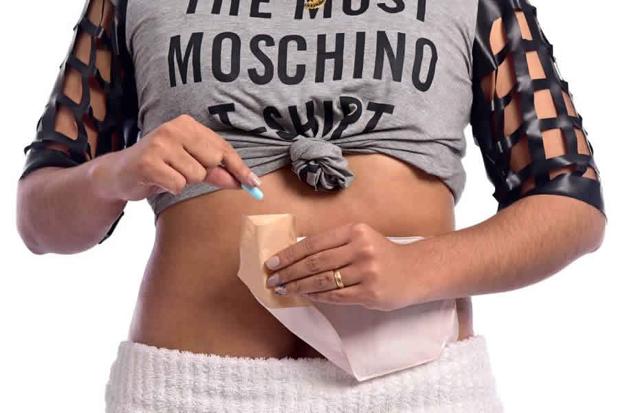 C&aacute;psula gelatinosa para ser inserida no interior da bolsa e que ao entrar em contato com os l&iacute;quidos consegue gelific&aacute;-los - Vuelo Pharma