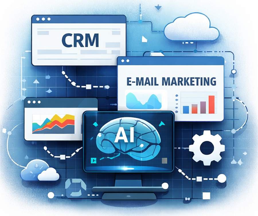 Empresas no Brasil operam com at&eacute; cinco sistemas isolados, aponta estudo sobre efici&ecirc;ncia