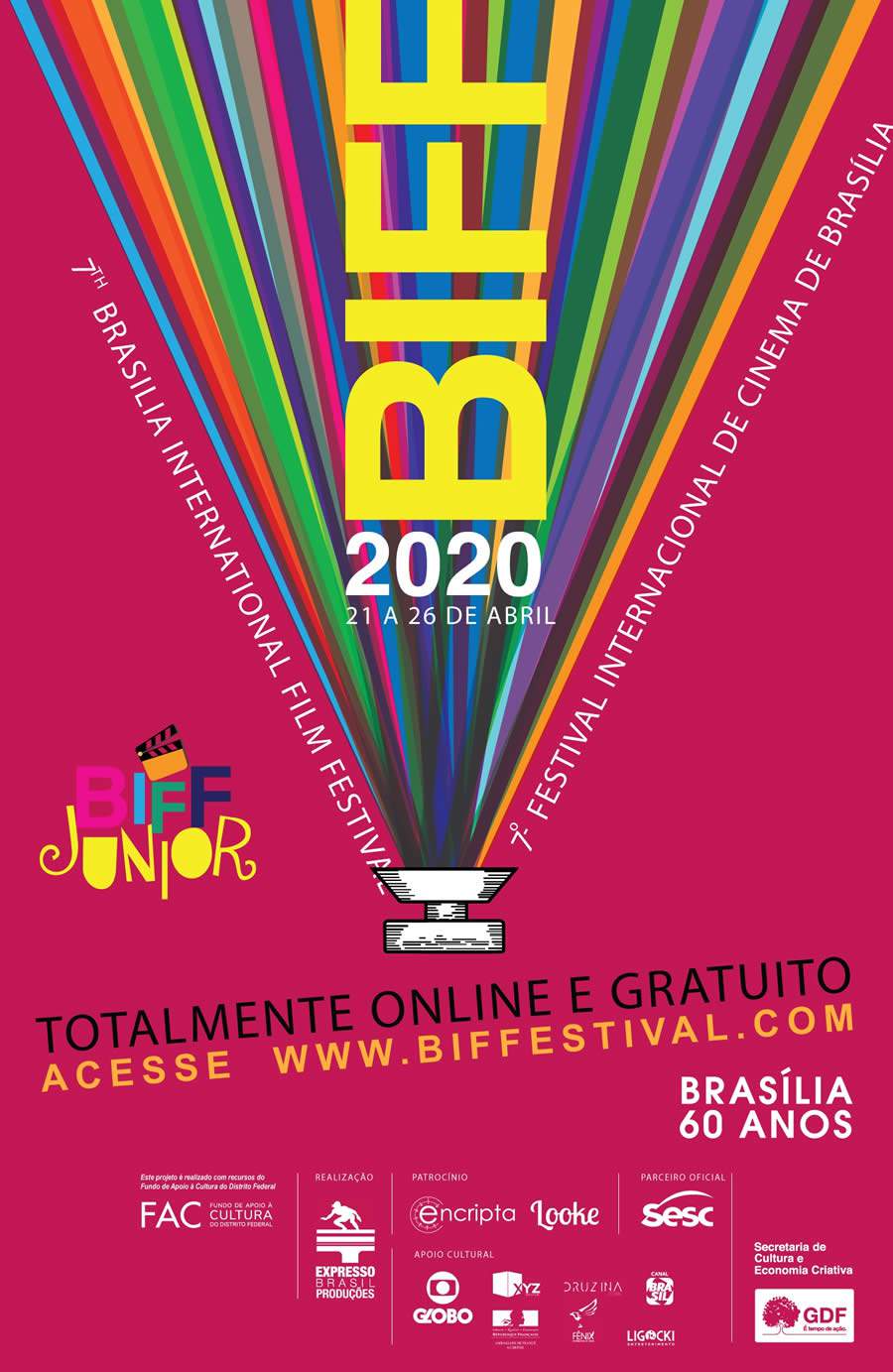 Looke fará exibição online do 7º BIFF - Brasília International Film Festival