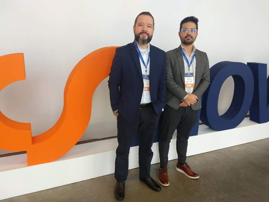 Fábio Luciano, superintendente de operações e processos da BVIX (E), e Matheus de Freitas, diretor administrativo da BVIX – Foto: Divulgação