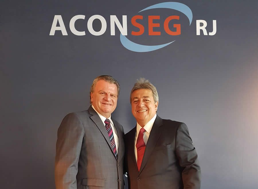 José Adalberto Ferrara - Presidente da Tokio Marine e Luiz Philipe Baeta Neves - Presidente da Aconseg-RJ