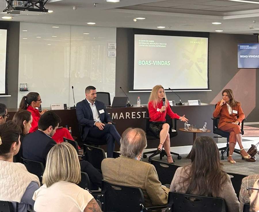 Evento promovido pelo Demarest Advogados reúne especialistas internacionais e líderes empresariais para discutir os impactos da informação mal administrada no ambiente corporativo - Fotos: Divulgação/Demarest Advogados