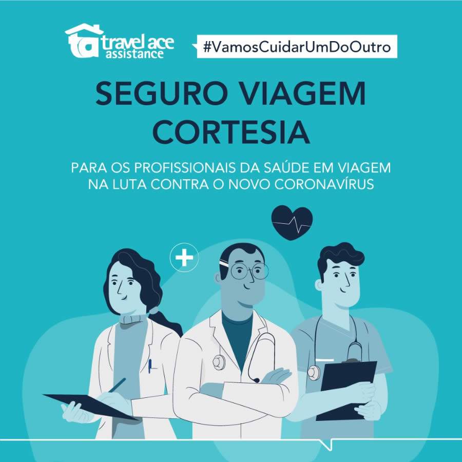 Travel Ace oferece seguro viagem gratuito para profissionais da sa&uacute;de