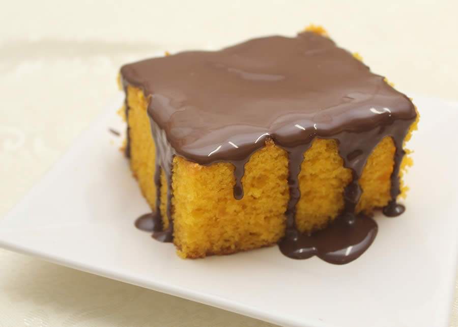 Bolo de Cenoura Zero Açúcar, Zero Glúten e Zero Lactose