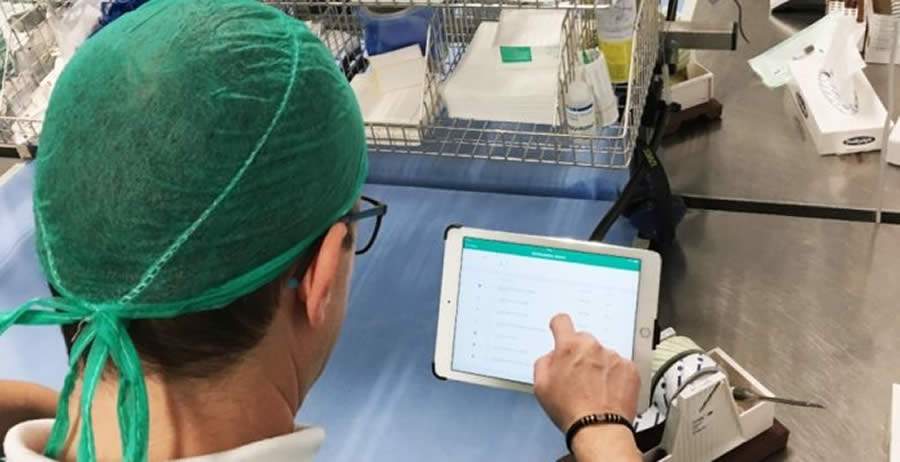 Tray Organizing Manager, o TOM. Foto: Divulga&ccedil;&atilde;o B. Braun