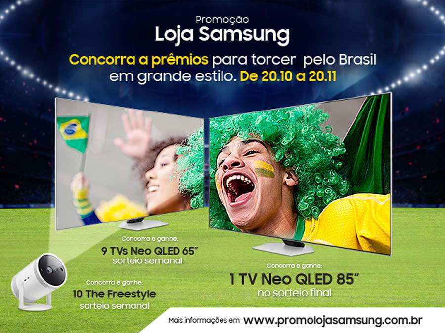 Samsung lan&ccedil;a promo&ccedil;&atilde;o &ldquo;compre e concorra&rdquo; para produtos adquiridos em lojas f&iacute;sicas