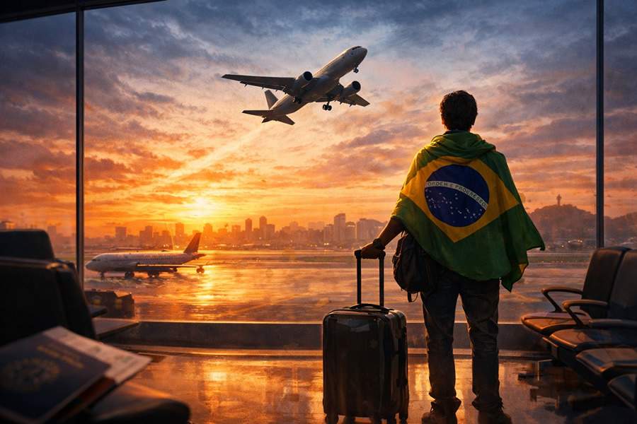   O nomadismo digital deixou de ser um fen&ocirc;meno pontual para se tornar uma for&ccedil;a econ&ocirc;mica estruturada. Imagem: Envato