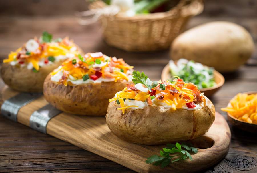Receitas Mondial: Barquinhas de batatas recheadas na Air Fryer