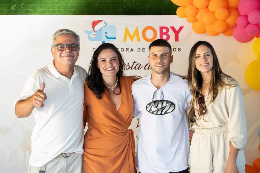 da esquerda para a direita, os s&oacute;cios Arley Boullosa, Liliane Barros, Arthur Boullosa e Kamila Alves