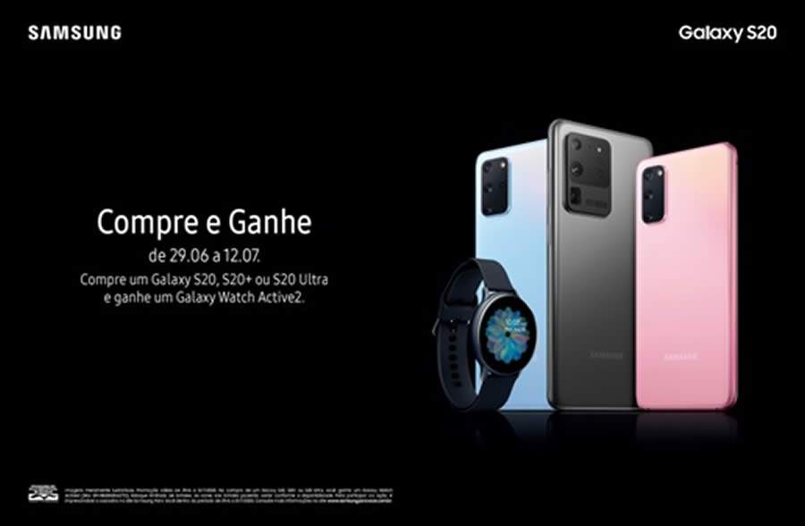 Comprou e ganhou: Samsung anuncia oferta especial para a linha Galaxy S20