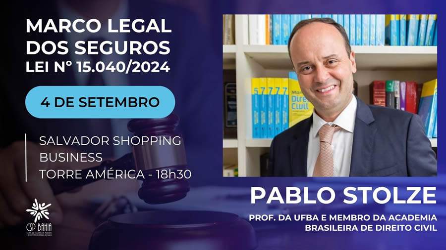 Convite palestra Marco Legal dos Seguros