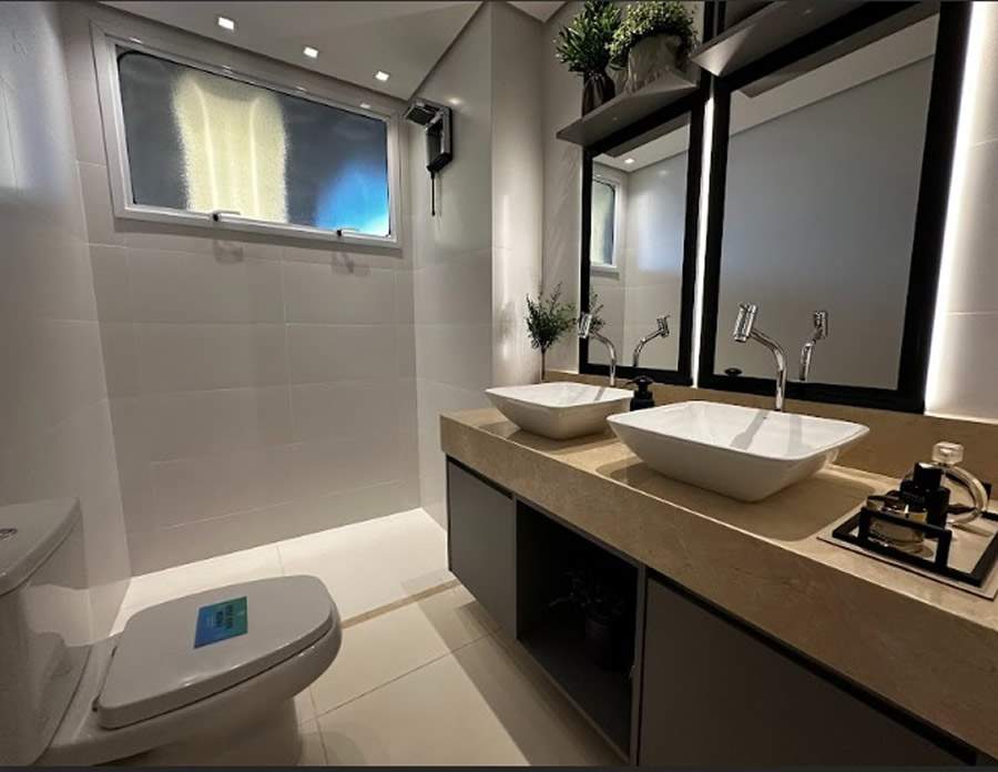 Su&iacute;te Master do apartamento decorado do Parque Noronha - Divulga&ccedil;&atilde;o