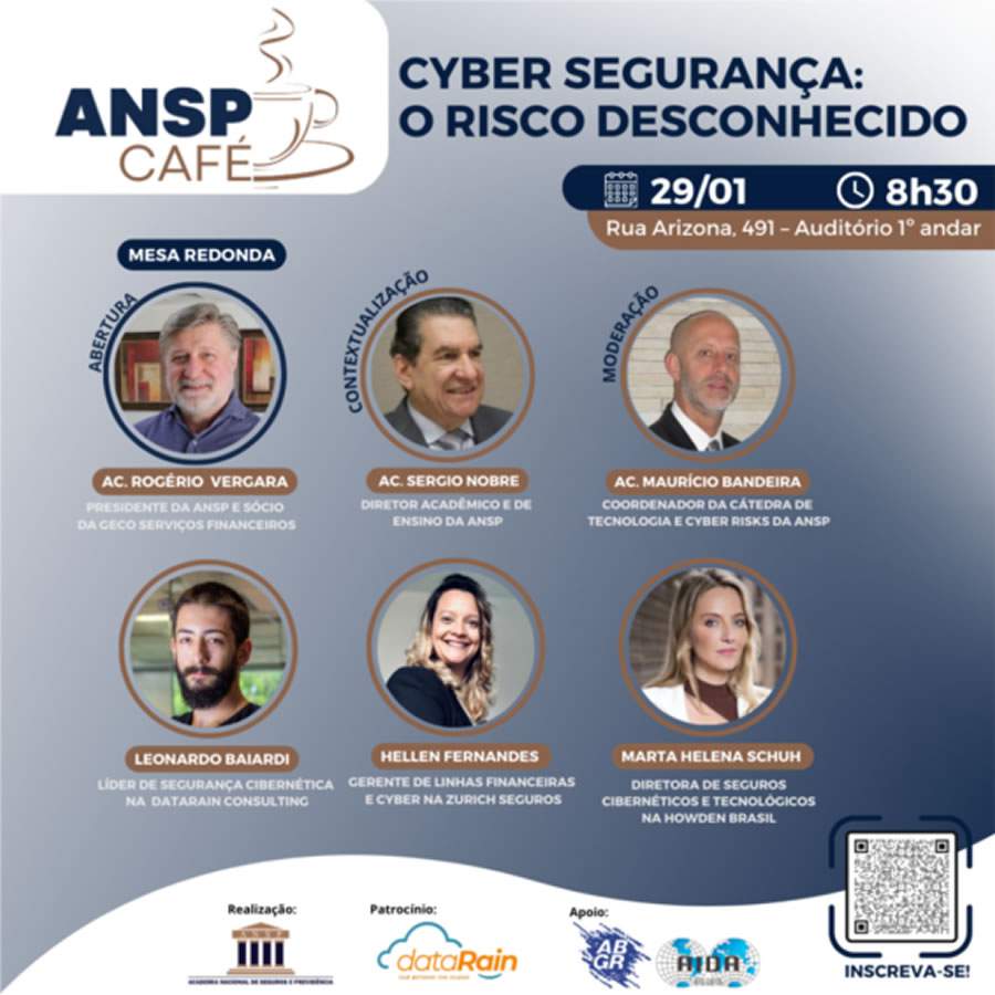 ANSP Caf&eacute; - Presencial l Cyber Seguran&ccedil;a: o risco desconhecido