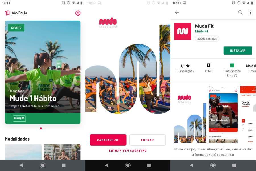 Para participar, os interessados devem baixar o app MUDE Fit, se cadastrar, selecionar a cidade de São Paulo e se inscrever na atividade desejada.