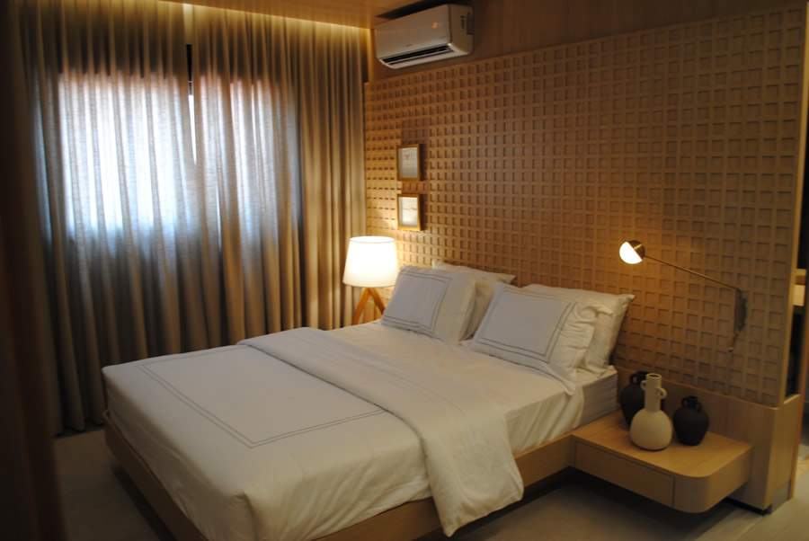 Decora&ccedil;&atilde;o do quarto de casal inspirado em hotel cinco estrelas, do decorado do Trip World Home, da GPL Incorporadora, no setor Nova Su&iacute;&ccedil;a - Divulga&ccedil;&atilde;o