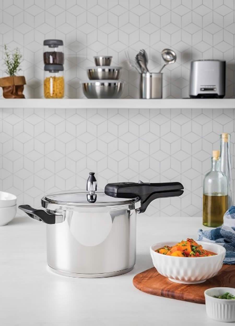 Panelas de pressão Brava e Vancouver (Divulgação/Tramontina)