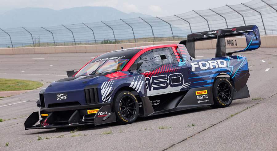 F-150 Lightning SuperTruck &eacute; superpicape el&eacute;trica de 1.400 cv em busca de recordes