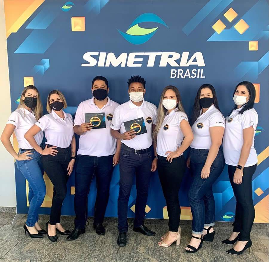 Equipe da Simetria respons&aacute;vel pela live de premia&ccedil;&atilde;o