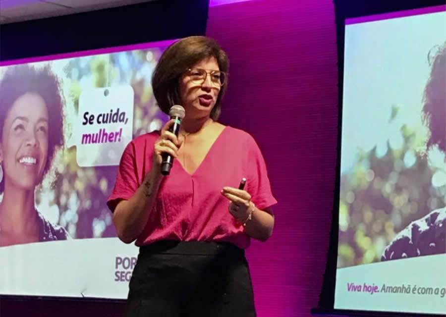 Lucimar Delaroli, psic&oacute;loga, coach e mentora de l&iacute;deres.