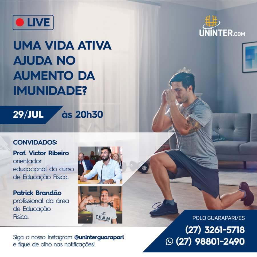 Bate-papo entre especialistas discute aumento na imunidade com atividade física