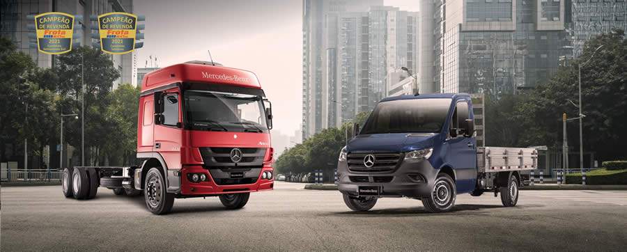 Atego e Sprinter da Mercedes-Benz s&atilde;o eleitos campe&otilde;es de revenda