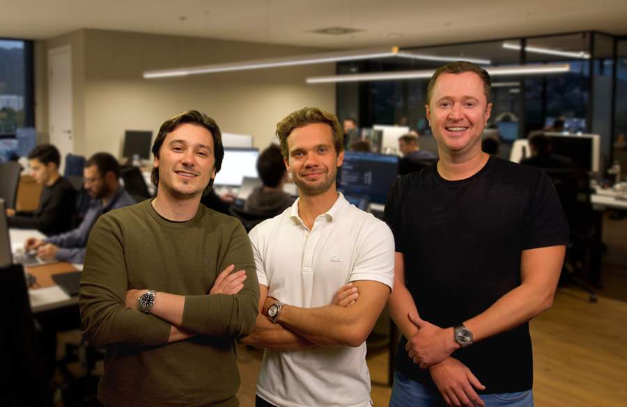 Fundadores da VAAS - Paulo Orione, Gustavo Tremel e Daniel Smolenaars_Crédito Fábio Sung