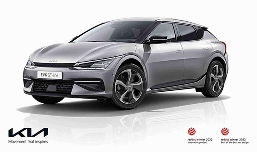Kia EV6 conquista pr&ecirc;mios no Red Dot Design 2022